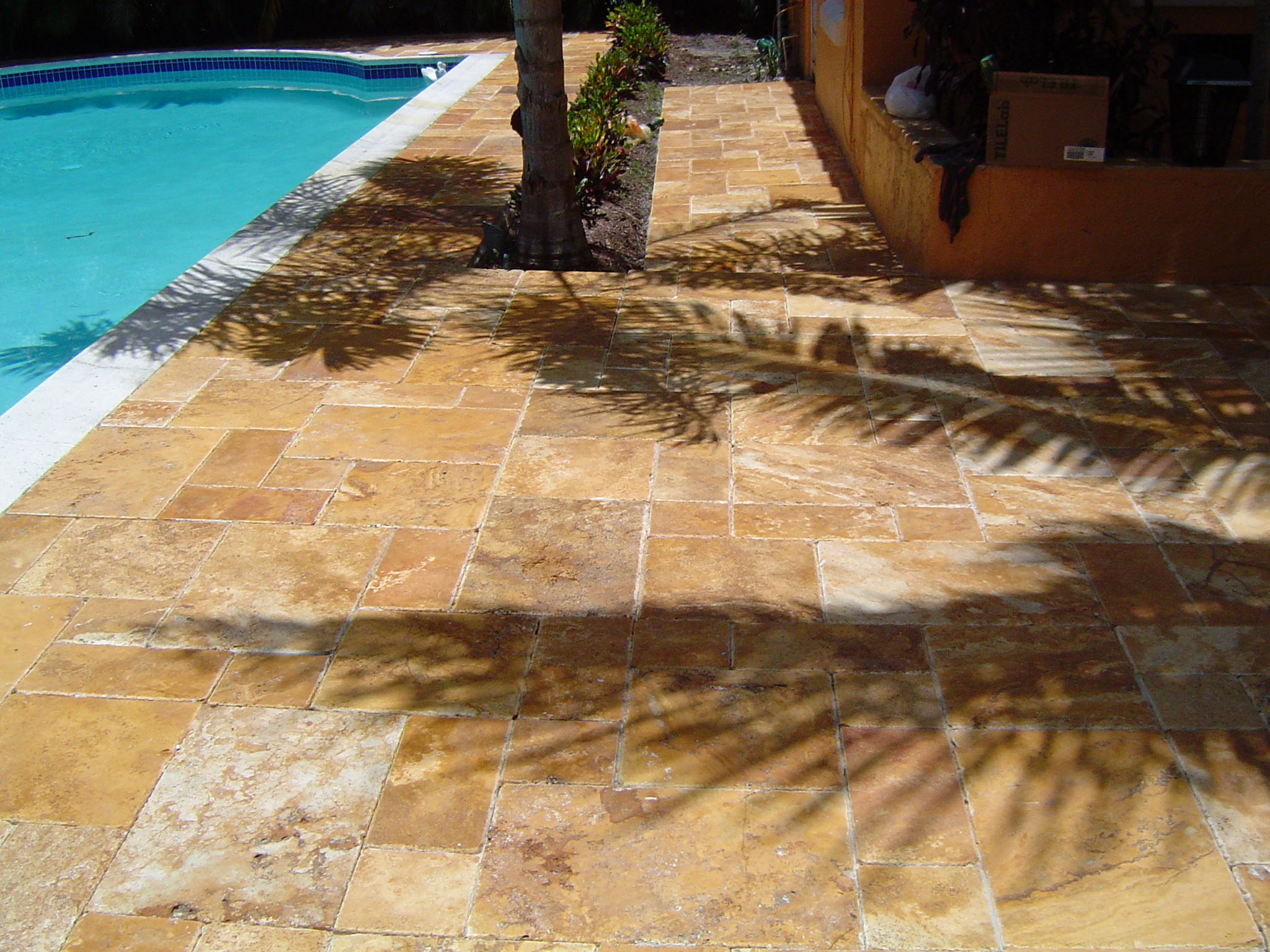 Sealing Travertine Stone travertine pavers are very durable.