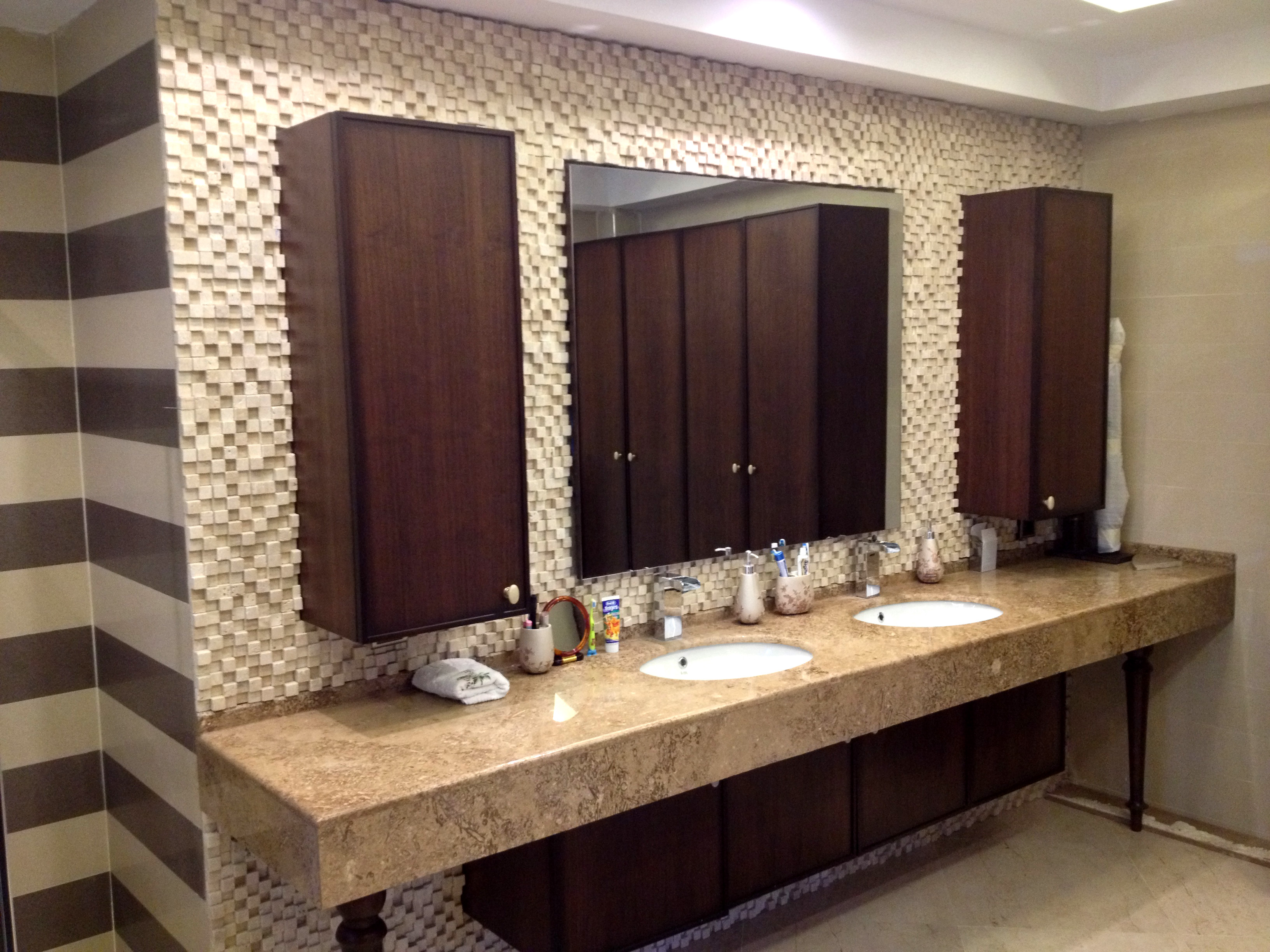 Mosaic Tile surfaces are very practical and decorative